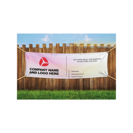White PVC Banner